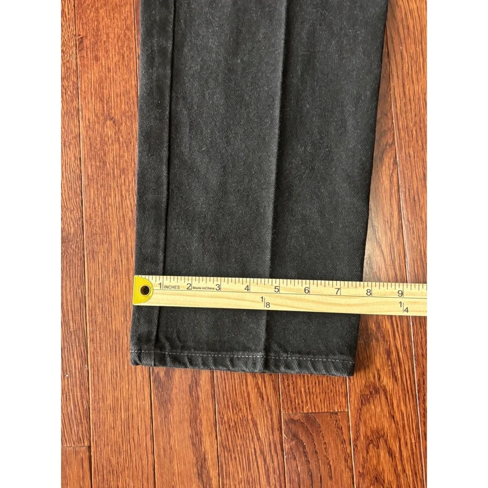 Vintage Levis 550 Relaxed Fit Black Jeans Made in USA 1998 32x34 Mens Denim